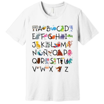 SPANISH ALPHABET MAESTRA SPANISH TEACHER Premium T-Shirt