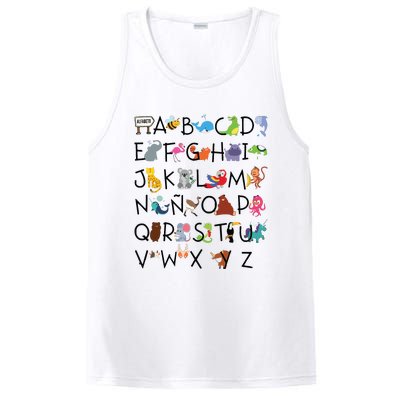 SPANISH ALPHABET MAESTRA SPANISH TEACHER PosiCharge Competitor Tank