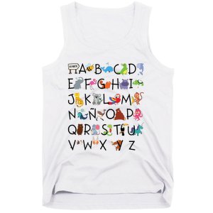 SPANISH ALPHABET MAESTRA SPANISH TEACHER Tank Top