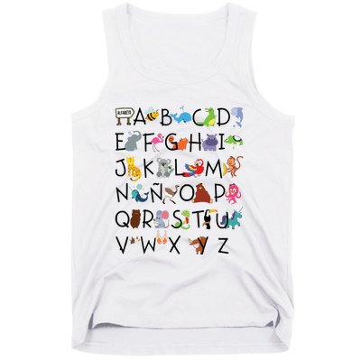 SPANISH ALPHABET MAESTRA SPANISH TEACHER Tank Top