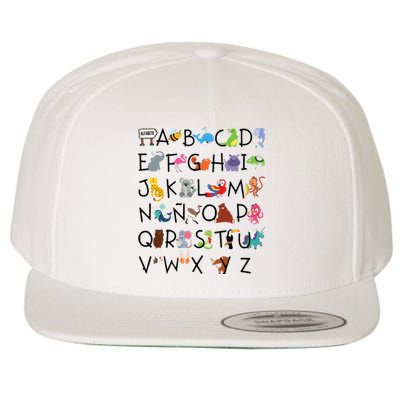 SPANISH ALPHABET MAESTRA SPANISH TEACHER Wool Snapback Cap