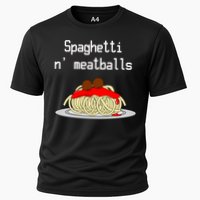 Spaghetti And Meatballs Spaghetti And Meatballs Cool Gift Cooling Performance Crew T-Shirt