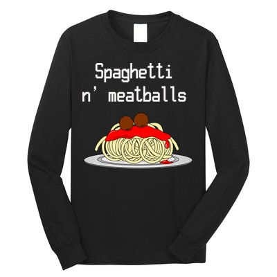 Spaghetti And Meatballs Spaghetti And Meatballs Cool Gift Long Sleeve Shirt
