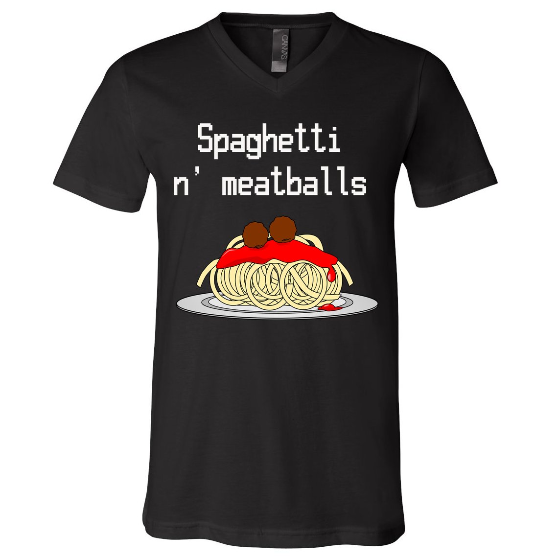Spaghetti And Meatballs Spaghetti And Meatballs Cool Gift V-Neck T-Shirt
