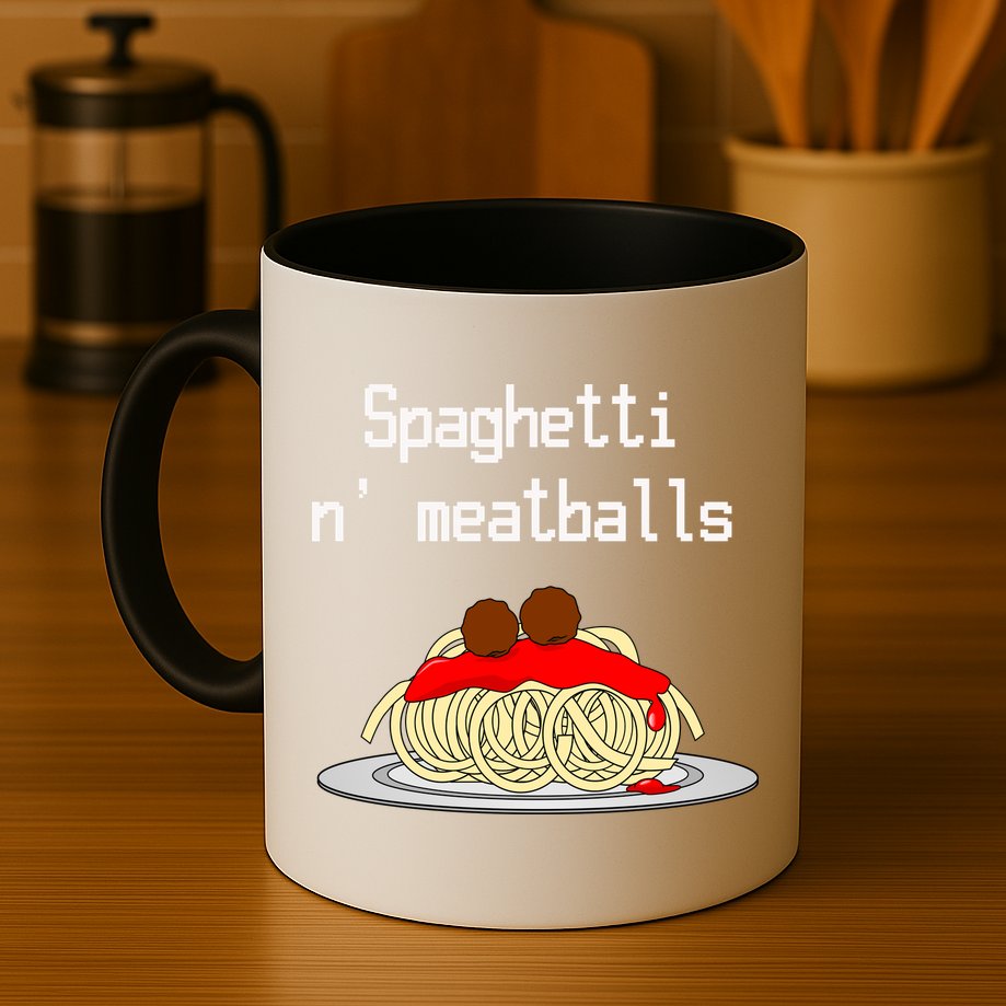 Spaghetti And Meatballs Spaghetti And Meatballs Cool Gift Mug