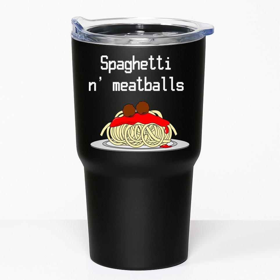 Spaghetti And Meatballs Spaghetti And Meatballs Cool Gift Tumbler