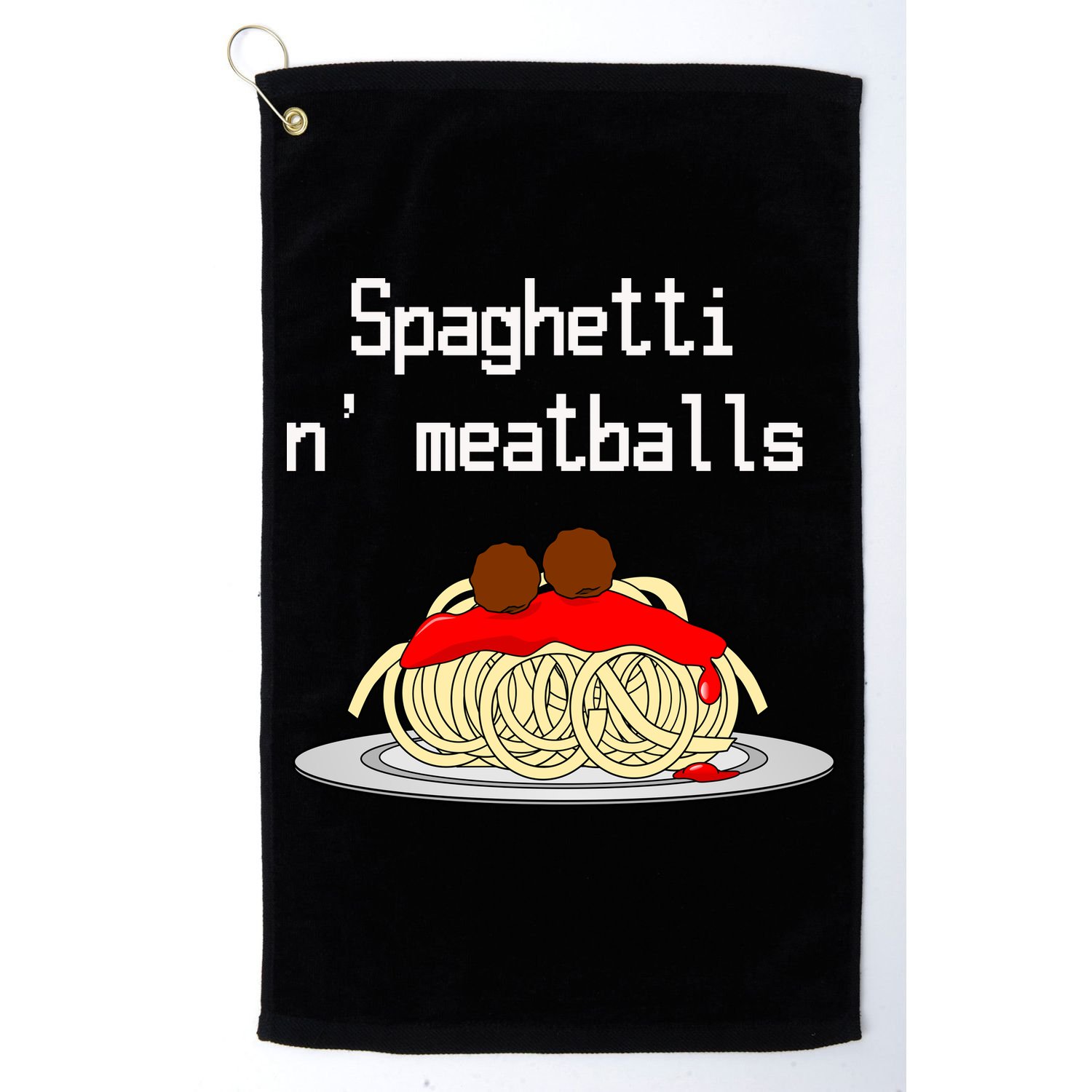 Spaghetti And Meatballs Spaghetti And Meatballs Cool Gift Golf Towel