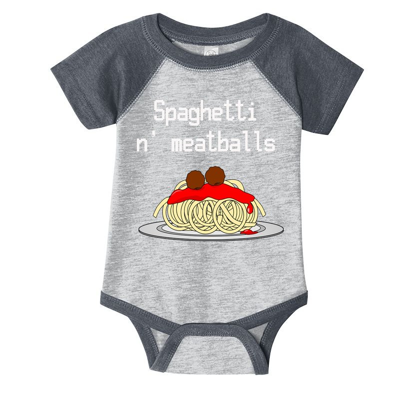 Spaghetti And Meatballs Spaghetti And Meatballs Cool Gift Infant Baby Jersey Bodysuit