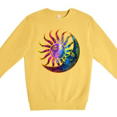 Sun And Moon Mystical Classic Premium Crewneck Sweatshirt