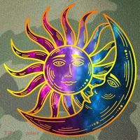 Sun And Moon Mystical Classic Legacy Tie Dye Trucker Hat