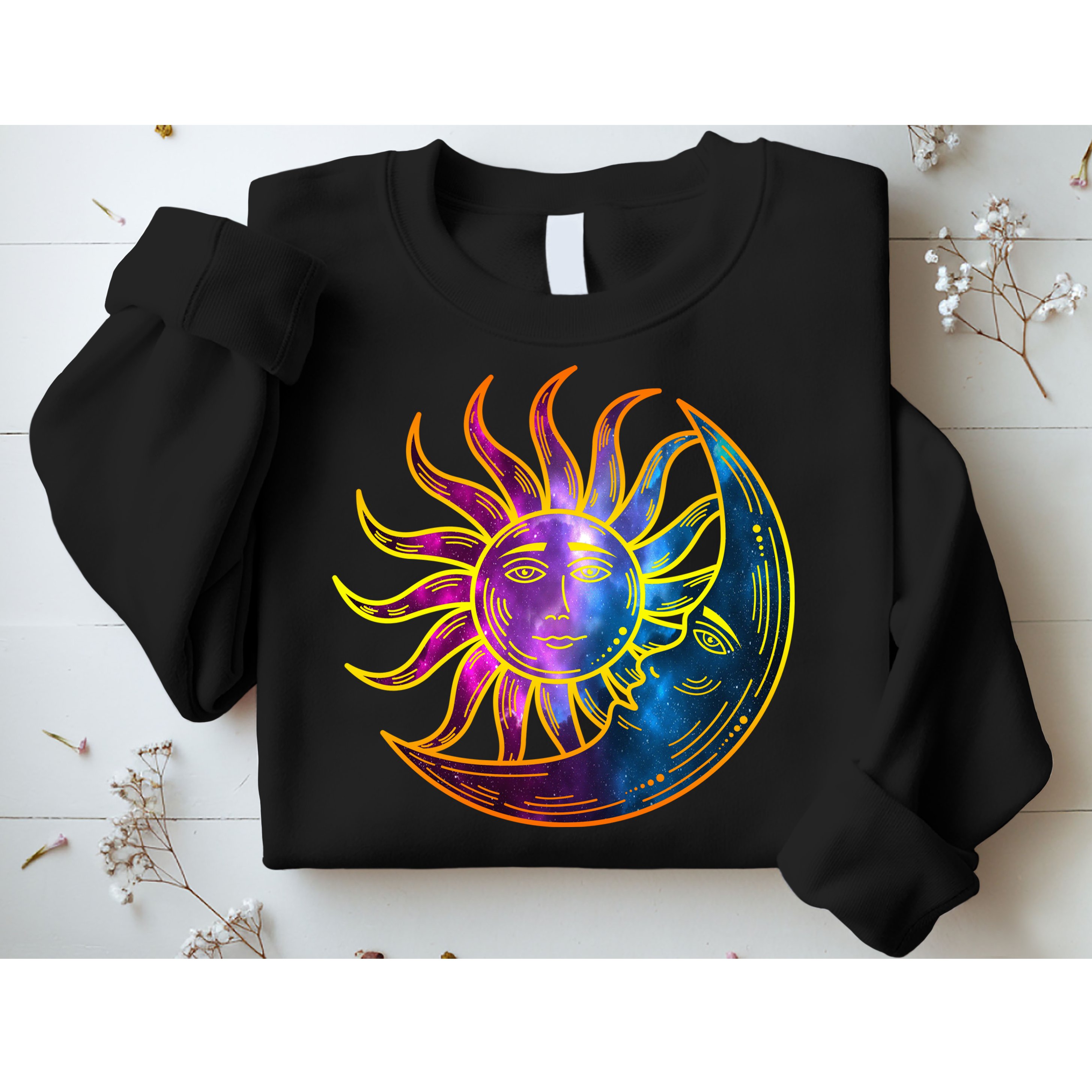 Sun And Moon Mystical Classic Sweatshirt