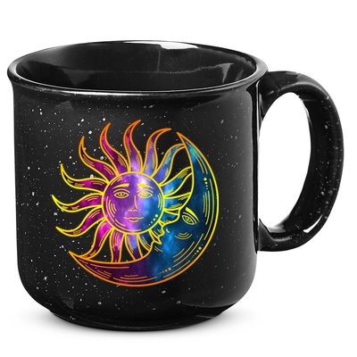 Sun And Moon Mystical Classic 15oz Campfire Ceramic Mug
