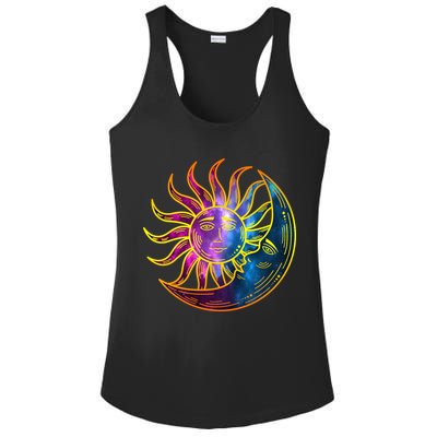 Sun And Moon Mystical Classic Ladies PosiCharge Competitor Racerback Tank