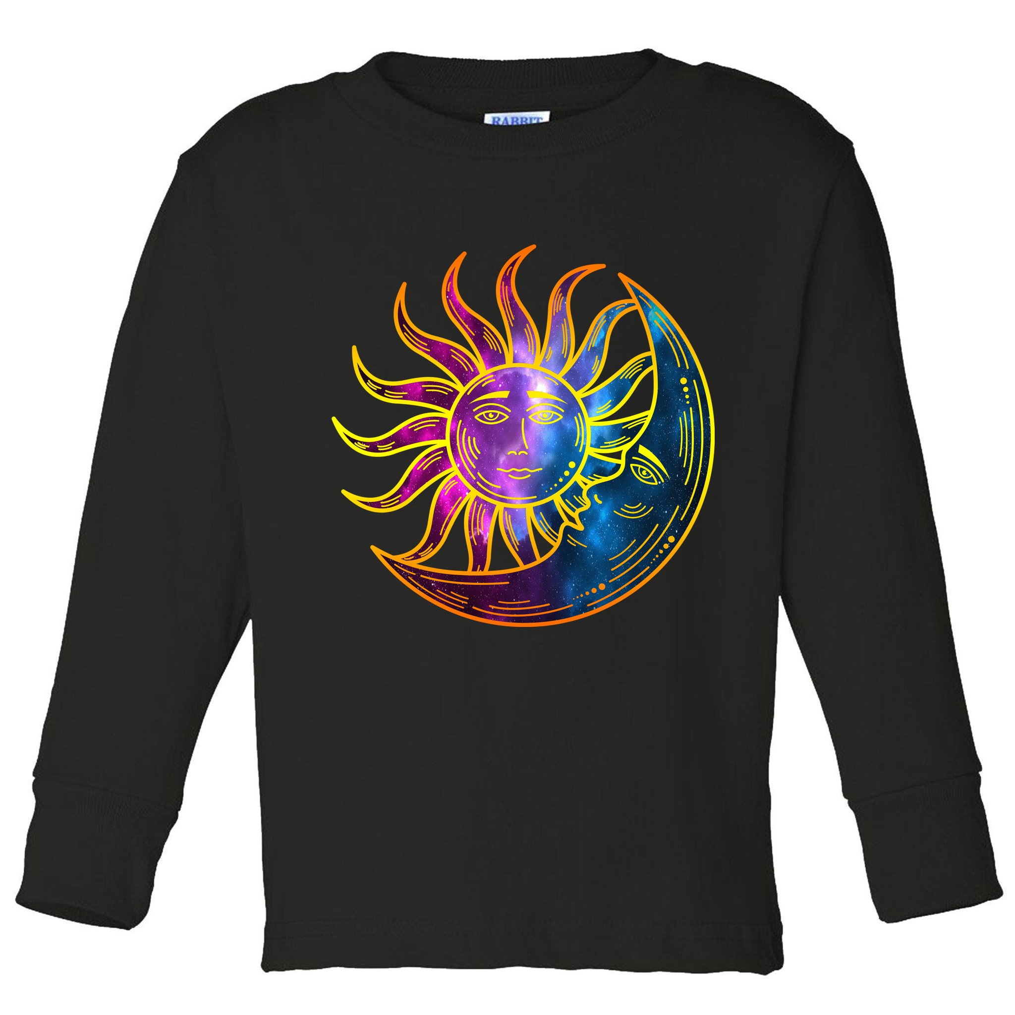 Sun And Moon Mystical Classic Toddler Long Sleeve Shirt