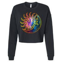 Sun And Moon Mystical Classic Cropped Pullover Crew
