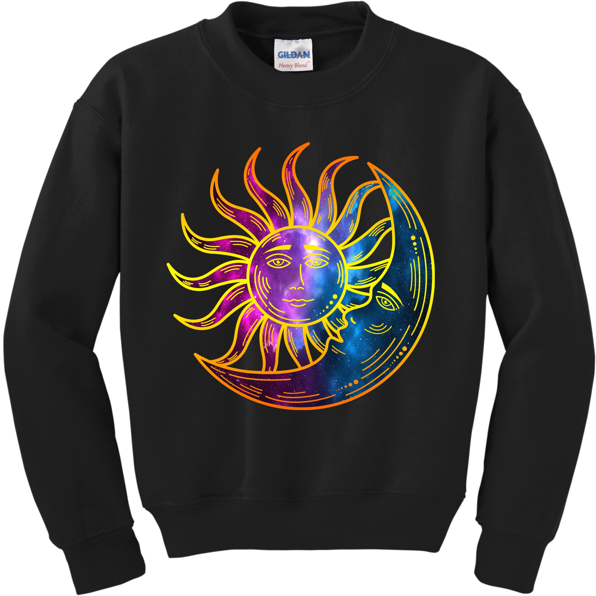 Sun And Moon Mystical Classic Kids Sweatshirt