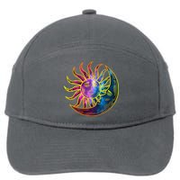 Sun And Moon Mystical Classic 7-Panel Snapback Hat