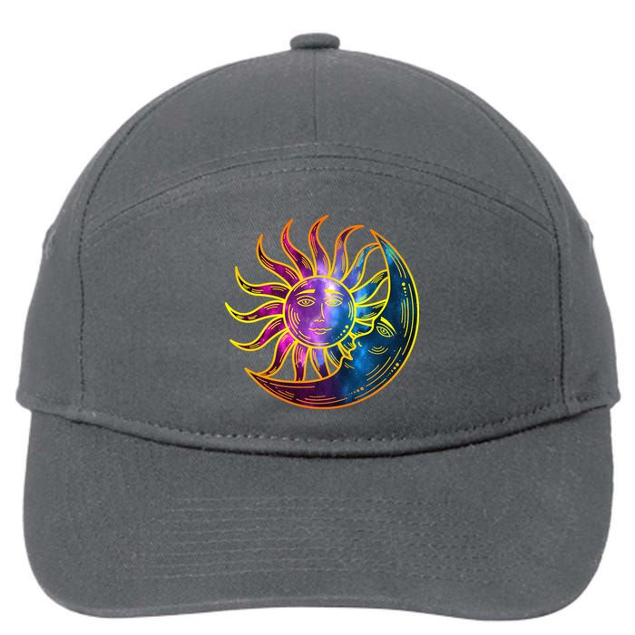 Sun And Moon Mystical Classic 7-Panel Snapback Hat
