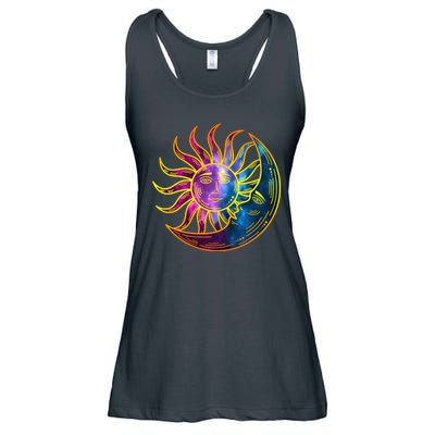 Sun And Moon Mystical Classic Ladies Essential Flowy Tank