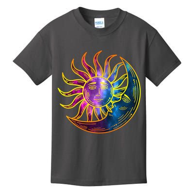 Sun And Moon Mystical Classic Kids T-Shirt