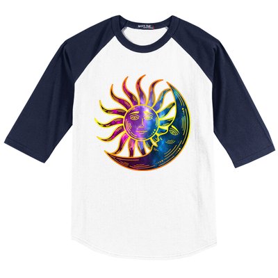 Sun And Moon Mystical Classic Baseball Sleeve Shirt