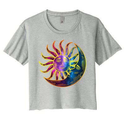 Sun And Moon Mystical Classic Women's Crop Top Tee