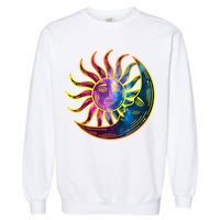 Sun And Moon Mystical Classic Garment-Dyed Sweatshirt
