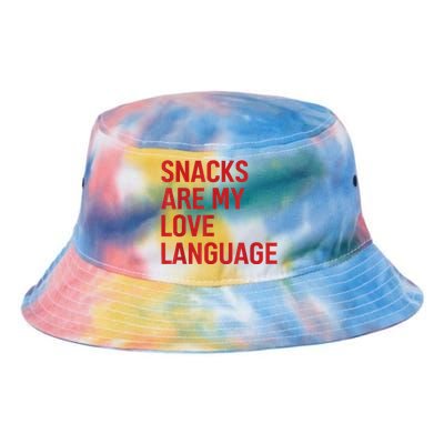 Snacks Are My Love Language. Tie Dye Newport Bucket Hat