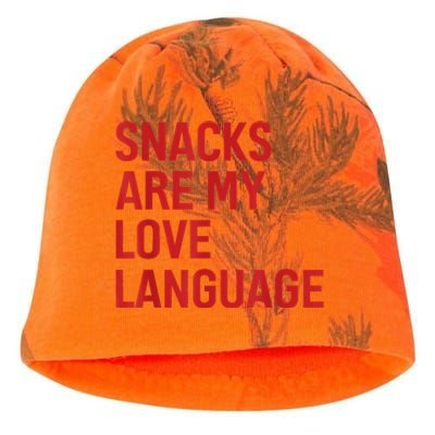 Snacks Are My Love Language. Kati - Camo Knit Beanie