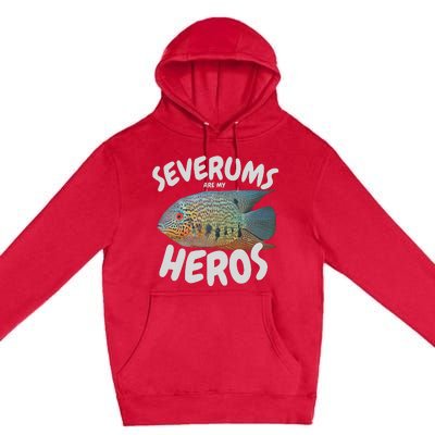 Severums Are My Heros Aquarium Keeper Funny Hobbiest Art Premium Pullover Hoodie