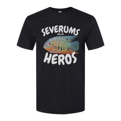 Severums Are My Heros Aquarium Keeper Funny Hobbiest Art Softstyle CVC T-Shirt