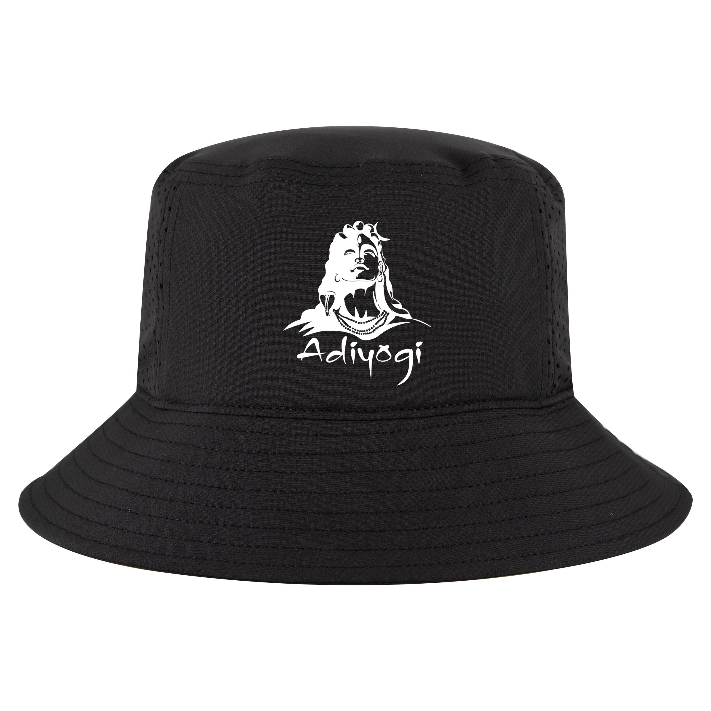 Shiva Adiyogi Meditation Design Meaningful Gift Cool Comfort Performance Bucket Hat