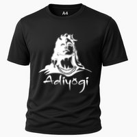 Shiva Adiyogi Meditation Design Meaningful Gift Cooling Performance Crew T-Shirt