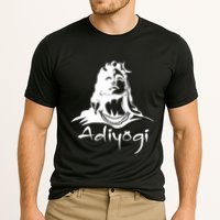 Shiva Adiyogi Meditation Design Meaningful Gift Cooling Performance Crew T-Shirt