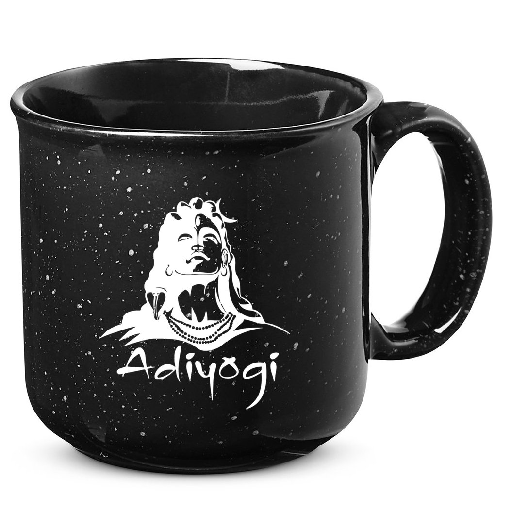 Shiva Adiyogi Meditation Design Meaningful Gift 15oz Campfire Ceramic Mug