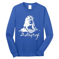 Shiva Adiyogi Meditation Design Meaningful Gift Long Sleeve Shirt