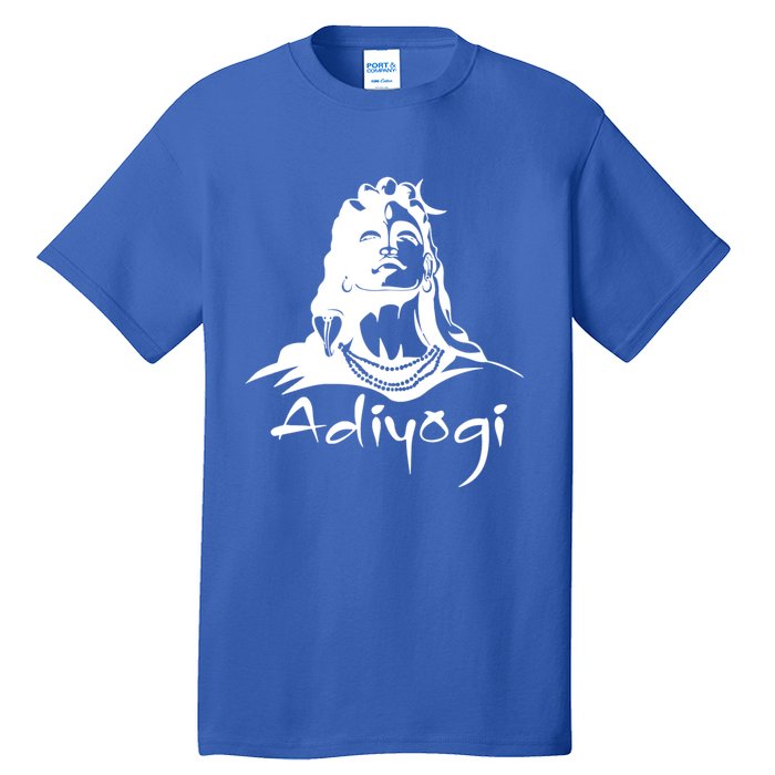 Shiva Adiyogi Meditation Design Meaningful Gift Tall T-Shirt