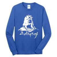 Shiva Adiyogi Meditation Design Meaningful Gift Tall Long Sleeve T-Shirt