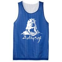 Shiva Adiyogi Meditation Design Meaningful Gift Mesh Reversible Basketball Jersey Tank