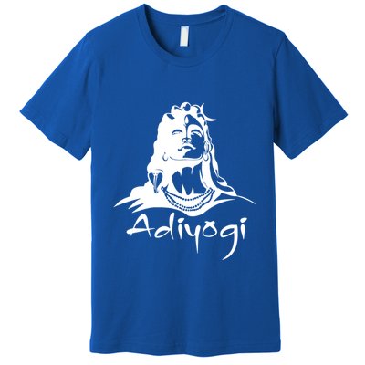 Shiva Adiyogi Meditation Design Meaningful Gift Premium T-Shirt