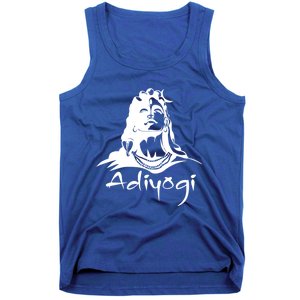 Shiva Adiyogi Meditation Design Meaningful Gift Tank Top