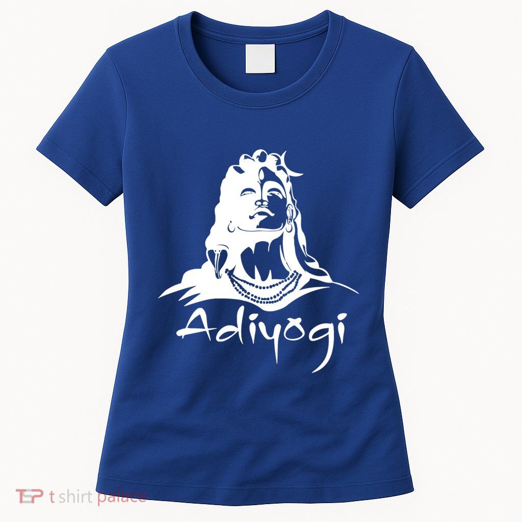 Shiva Adiyogi Meditation Design Meaningful Gift Womens T-Shirt