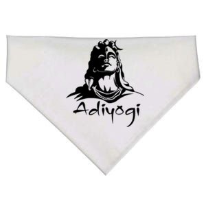 Shiva Adiyogi Meditation Design Meaningful Gift USA-Made Doggie Bandana