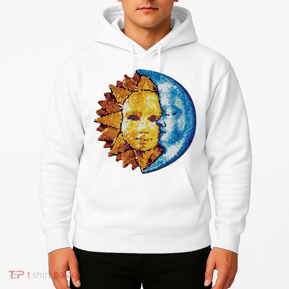 Sun And Moon Mosaic Astrology Hoodie