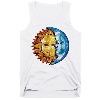 Sun And Moon Mosaic Astrology Tank Top