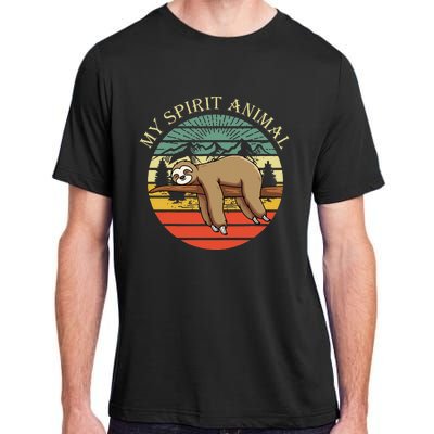 sloths are my spirit animal Sloth is my spirit animal Adult ChromaSoft Performance T-Shirt