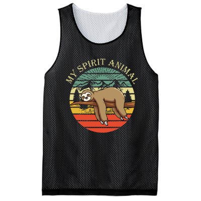 sloths are my spirit animal Sloth is my spirit animal Mesh Reversible Basketball Jersey Tank