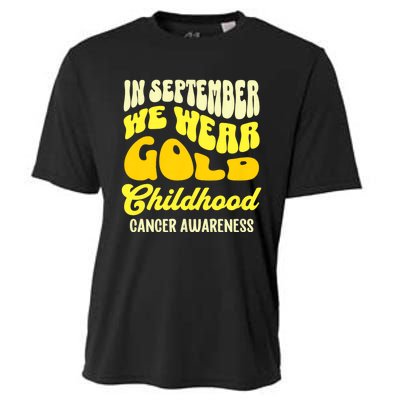 September Awareness Month Childhood Cancer Awareness Month In September We Wear Cooling Performance Crew T-Shirt