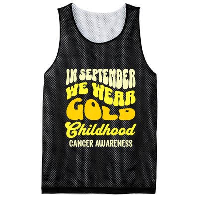 September Awareness Month Childhood Cancer Awareness Month In September We Wear Mesh Reversible Basketball Jersey Tank