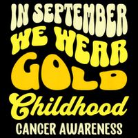 September Awareness Month Childhood Cancer Awareness Month In September We Wear Zip Tote Bag
